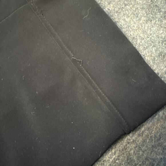 Joseph Ribkoff Black Ruched Satin Front Pull-On Pants Size 12 Made in Canada - Picture 6 of 13